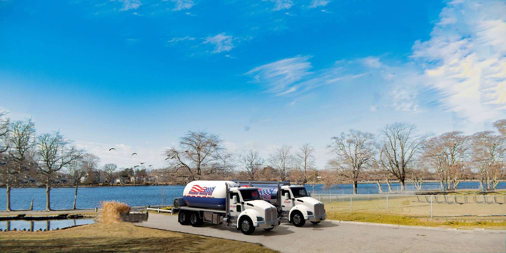 Photo of a truck delivering heating oil